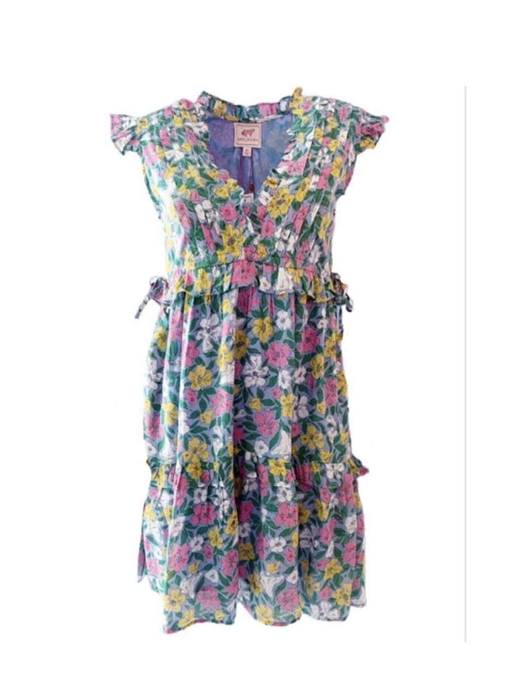 Banjanan Chandra Melodic Floral Vista Cotton Dress